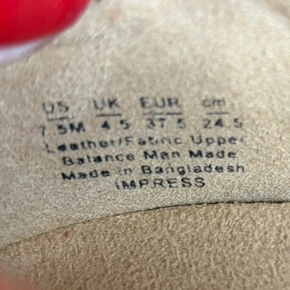 NWOT Naturalizer Orange Impress Suede Espadrille Flats Slip On Women's Size 7.5M